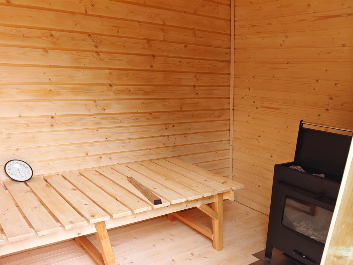 Sauna de madera